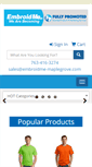 Mobile Screenshot of embroidme-maplegrove.com