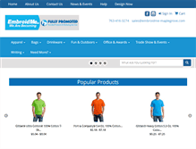 Tablet Screenshot of embroidme-maplegrove.com